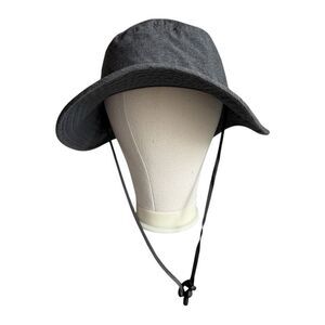 Mens Unisex Solar Eclipse Charcoal UV Protection Bucket Hat - Sz OS